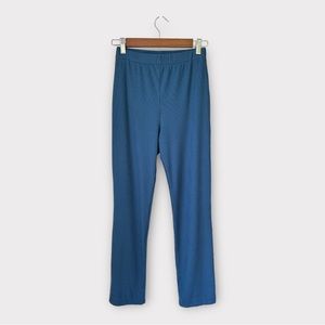 Reformation Marion Blue Ribbed Pants, size XS